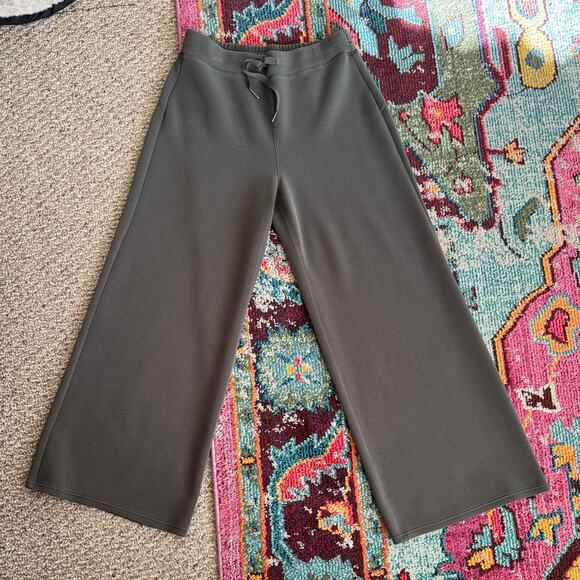 π Spanx AirEssentials Wide-Leg Lounge Pants β Olive Green, Size XL π - Picture 2 of 10